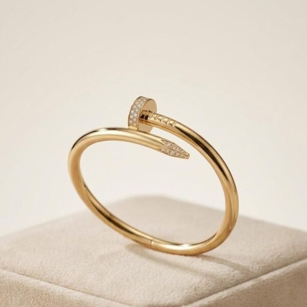 Gold Nail Cuff Bracelet — gold plated bracelet by Priyavi Creation
