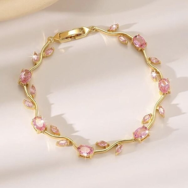 Tulip Bracelet — gold plated bracelet by Priyavi Creation